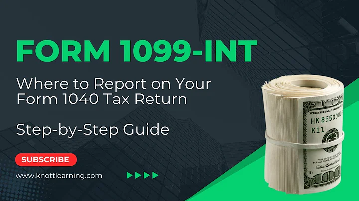 Where to Report Form 1099-INT Interest Income on Schedule B of Form 1040