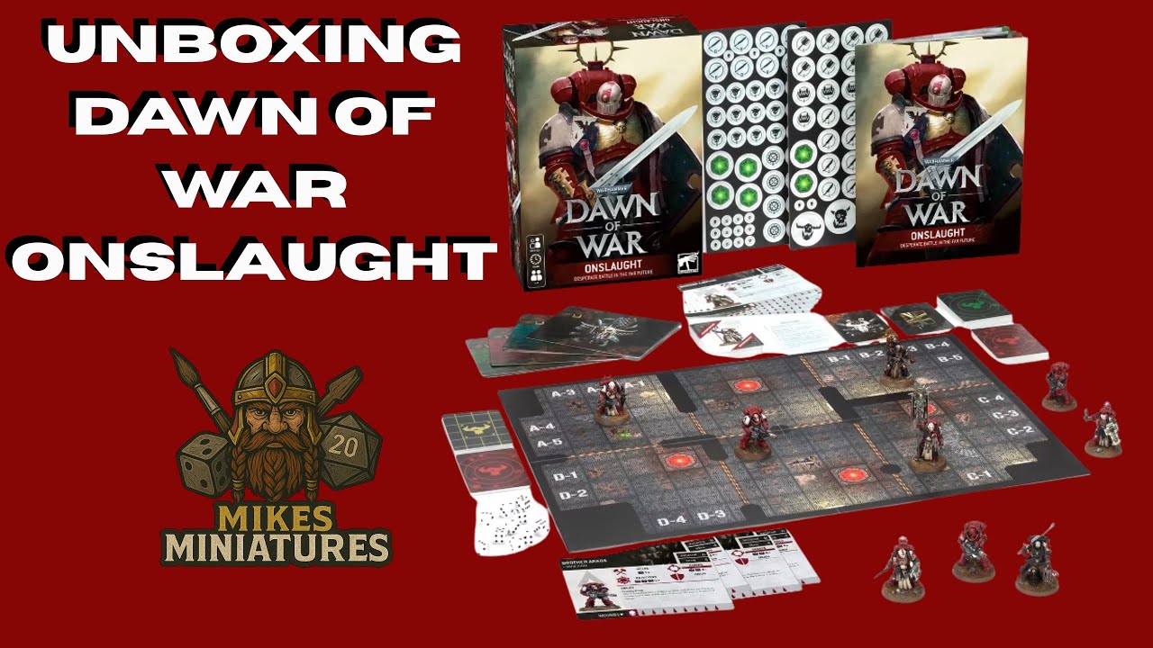 Dawn of War Onslaught Unboxing - YouTube