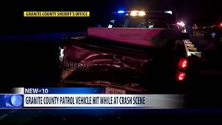 Sheriffs Deputy Escapes Injury After His Patrol Car Was Hit