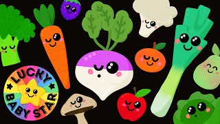 🥦 Dancing Fruit Baby Sensory Video! 🥕 Stimulating Veggies Dance Party for Babies 🍎 by Lucky Baby Star - sensory video fun! 🌟 288,927 views 6 months ago 27 minutes