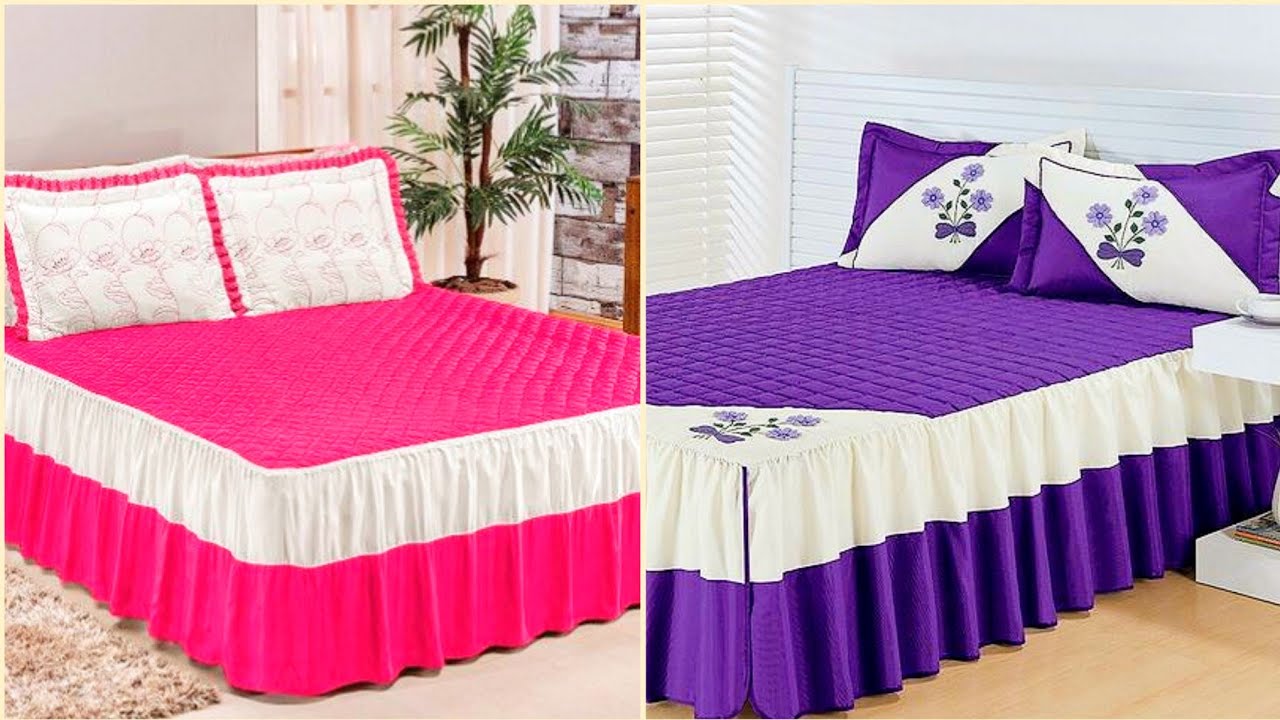 Best Designer Frilly Bedskirts Bed Sheets Blanket Pellow Cushion Design