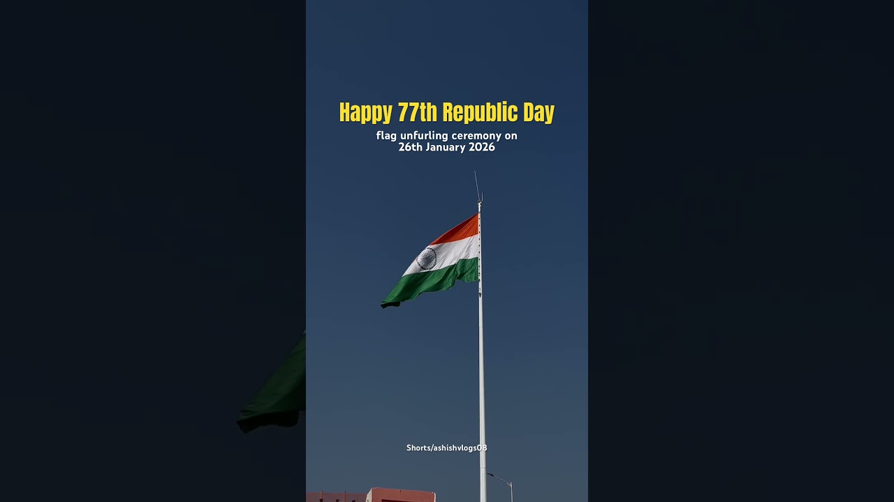 Happy 77th Republic Day 🇮🇳 | 26 January status | 26 January 2026 #india #republicday #26january