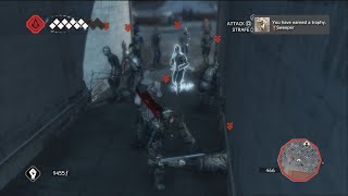 Assassin's Creed II Sweeper Trophy (Sweep 5 guards at once by using a Long Weapon)