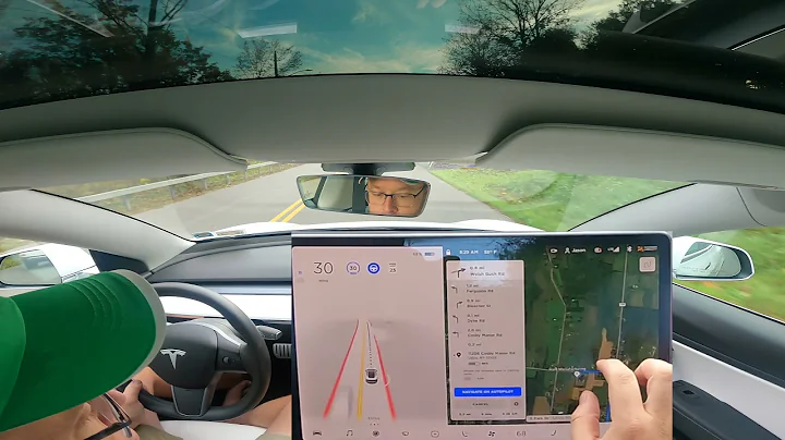 Tesla FSD Beta 10.2 | Unmarked country roads