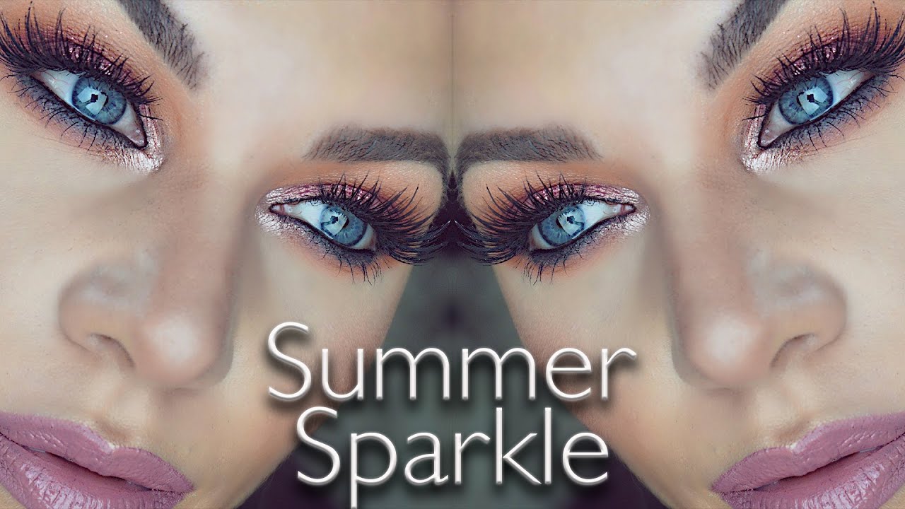 SUMMER SPARKLE MAKEUP TUTORIAL MISS CARRIE MAKEUP YouTube