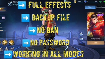 Chou dragon boy revamp skin script full effects no password with backup new 2020