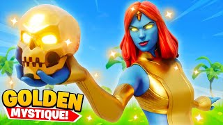 I Unlock Gold mystique (Fortnite season 4)