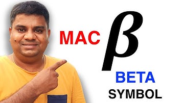 How To Insert Beta Symbol In Word (MAC)