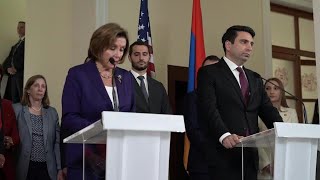Pelosi condemns Azerbaijan's recent 'illegal' attacks on Armenia | AFP