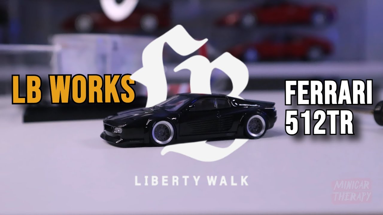 CAKEP, BLACK 512TR, STAR MODEL FERRARI 512TR LB WORKS