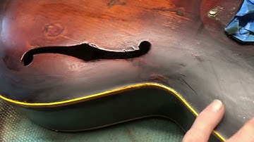 Gibson 1940s L50 to ES150 rescue conversion part 4