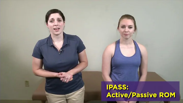 IPASS Shoulder Exam Video #2: Active and Passive Range of Motion
