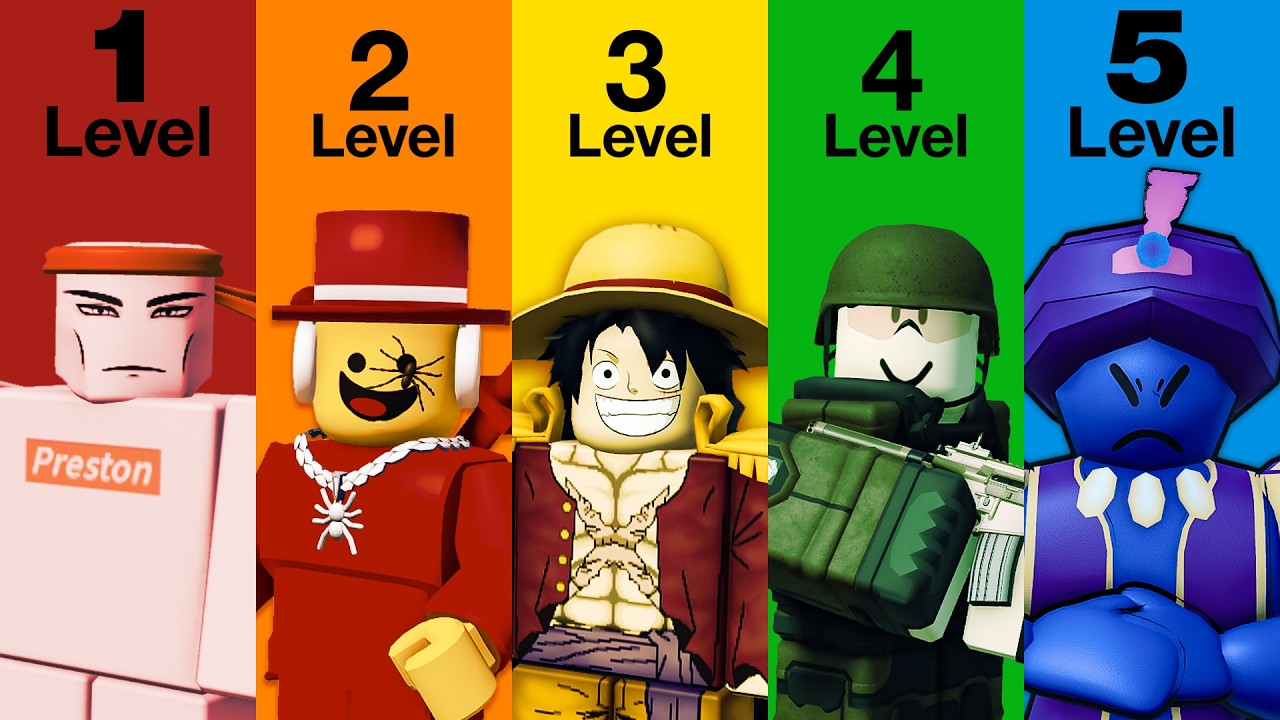 The 5 Levels of Roblox Games