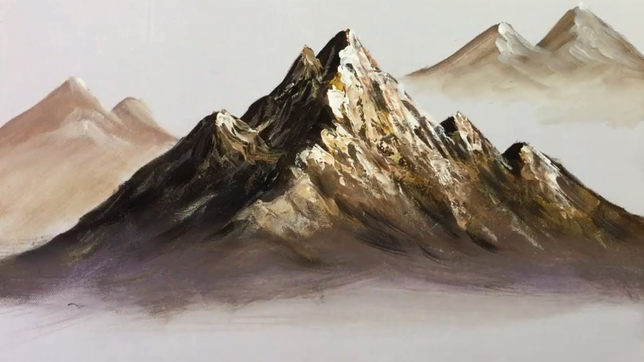 Acrylic Mountain Paintings