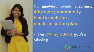 PoP Health Webinar: Action Planning for Community Health Coalitions