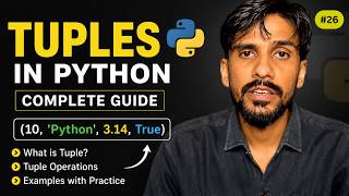 Python Tuples in Hindi 🔥 | Complete Tuple Tutorial for Beginners | Data Structures in Python