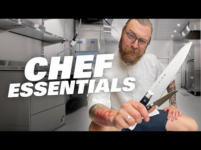 What knives are essential for a chef?