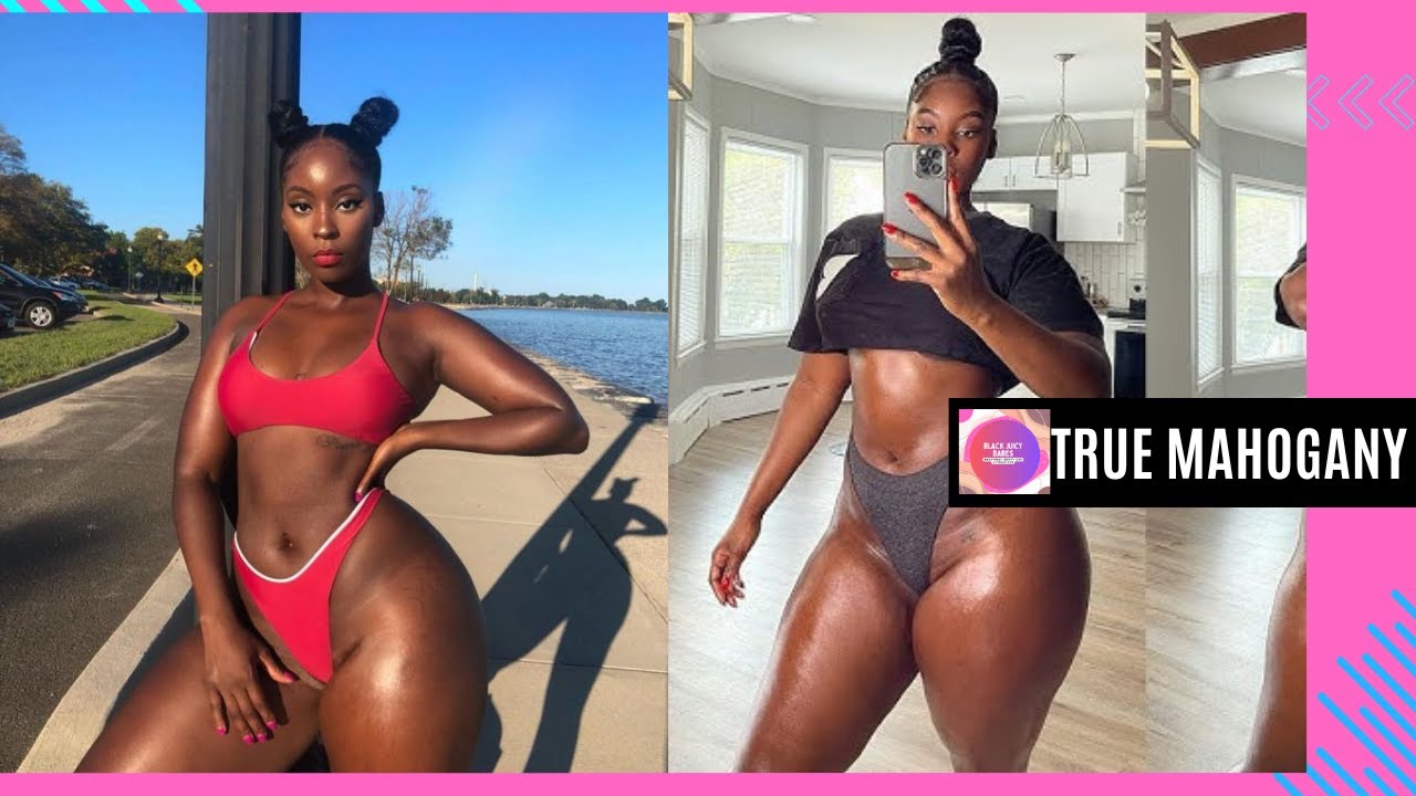 True mahogany 🎀💅😊 / Curvy Fashion Plus Sized Model fashion trends.Truemahogany