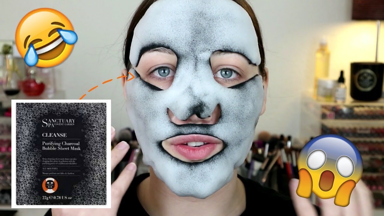 TESTING SANCTUARY SPA CHARCOAL BUBBLE MASK | MAKEMEUPMISSA