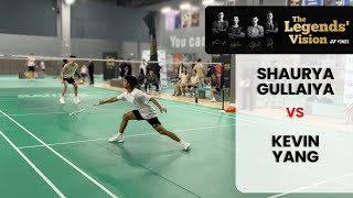 Shaurya Gullaiya VS Kevin Yang