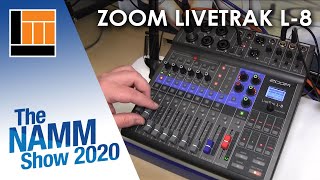 L&M @ NAMM 2020: Zoom LiveTrak L-8 Mixer - YouTube