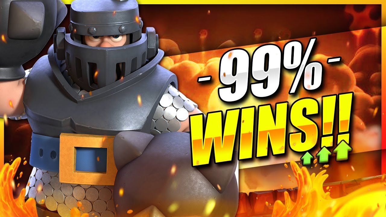 +1400 TROPHIES IN ONE HOUR!! BEST MEGA KNIGHT DECK IN CLASH ROYALE!! 🏆