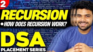 Ep2 - How does recursion work? | Recursion stack |  DSA series | Codes in the description