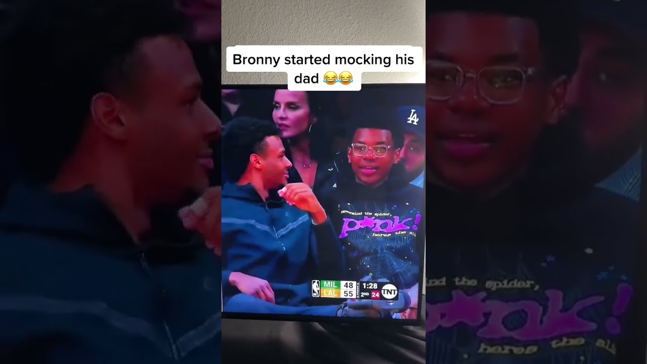 Bronny Started To Mock His Dad Shorts