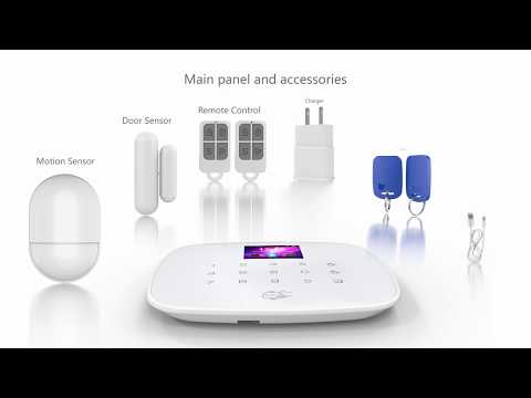 GSM დაცვის სისტემა KERUI G19 GSM RFID Disalarm Security Home Smart Alarm System allmarket.ge