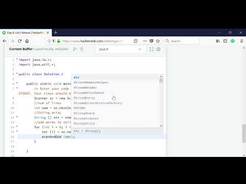Day 6: Let's Review | HackerRank | JAVA