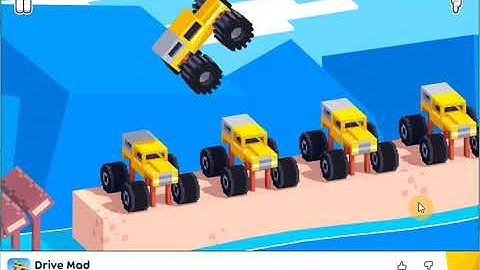 Speedrun first 25 levels of Drive Mad