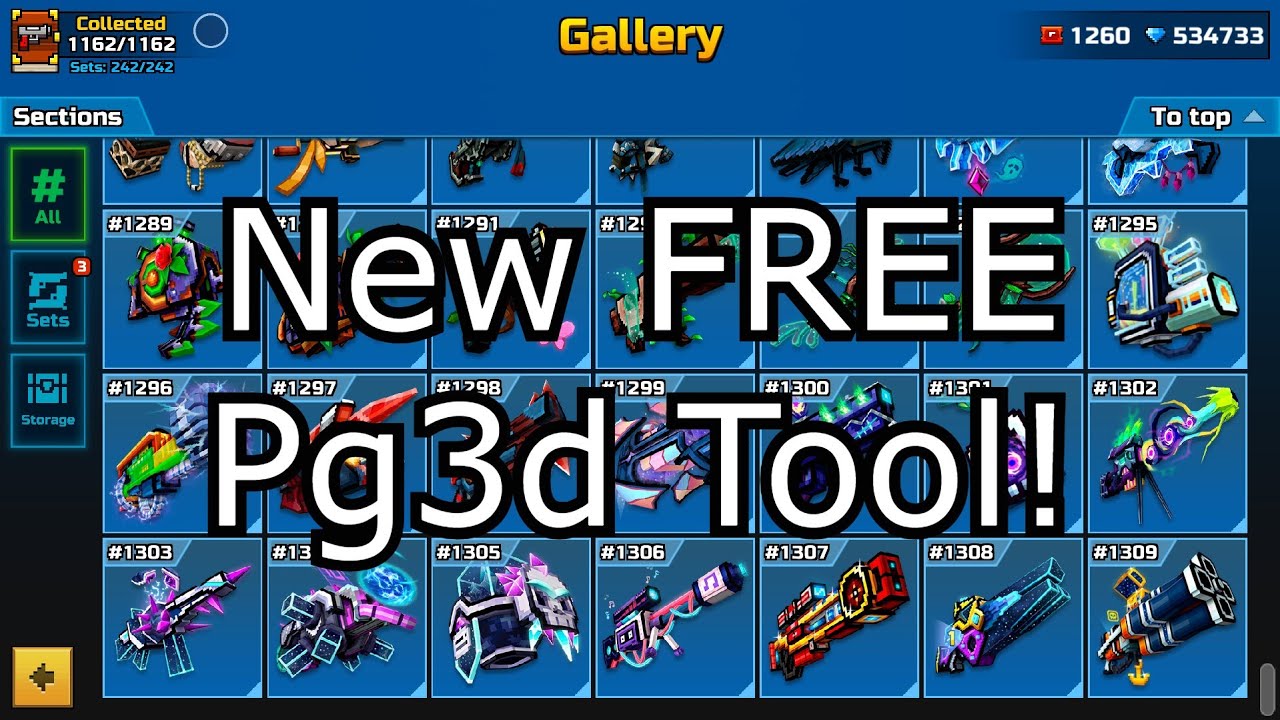 Pg3d Protype New BEST FREE pg3d tool! - YouTube