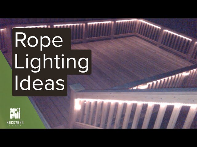 Wave Rope Light Ideas Rope Lighting Front Yard