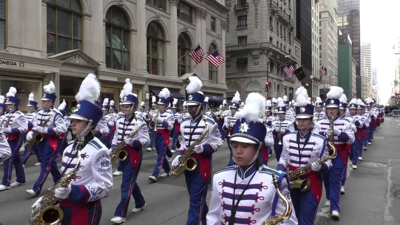 St. Patrick's Day Parade~NYC~2015~Londonderry HS Marching Band~NYCParadelife - YouTube