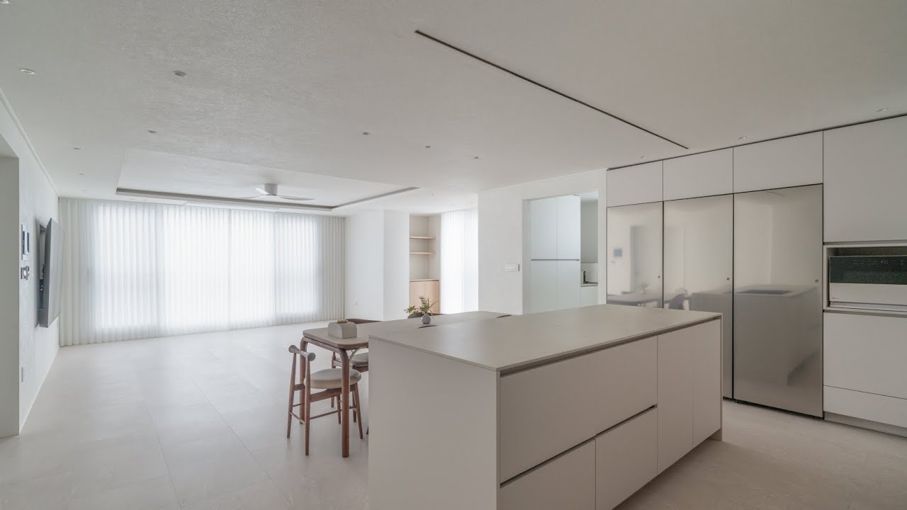 부산 정관 해모로 39평, 빛과 결이 머무는 공간 따뜻한 화이트 톤을 잘 하는 #디자인스튜디오모해인테리어 #부산인테리어 #아파트인테리어 #울산인테리어 #화이트우드인테리어 