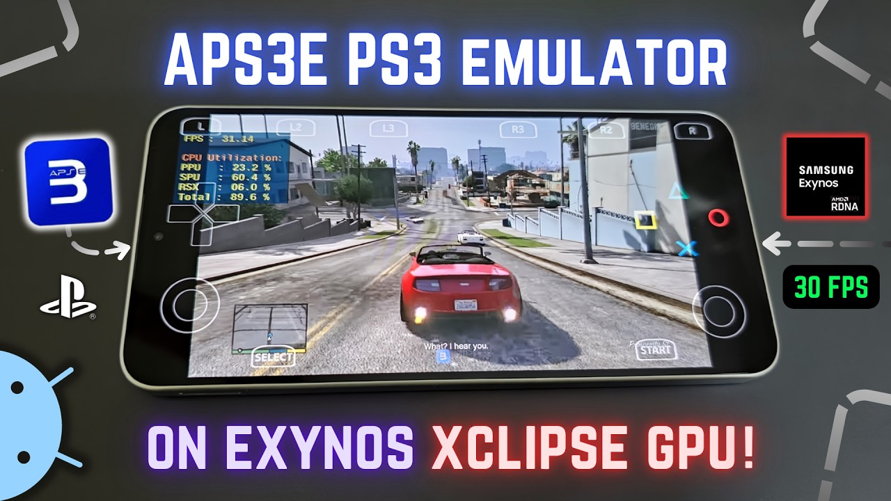 APS3e PS3 Emulator On Exynos Xclipse GPU or ANY Android - Best Settings ...