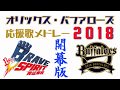 オリックス・バファローズ応援歌メドレー2018開幕版