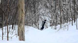 20110304 Primeras Impresiones Mont-Royal Parte 03 - Snowboard guy