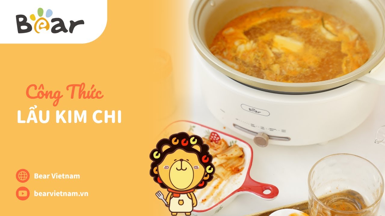 Công Thức Lẩu Chay - P5 - Hướng Dẫn Làm Lẩu Kim Chi | Bear Vietnam