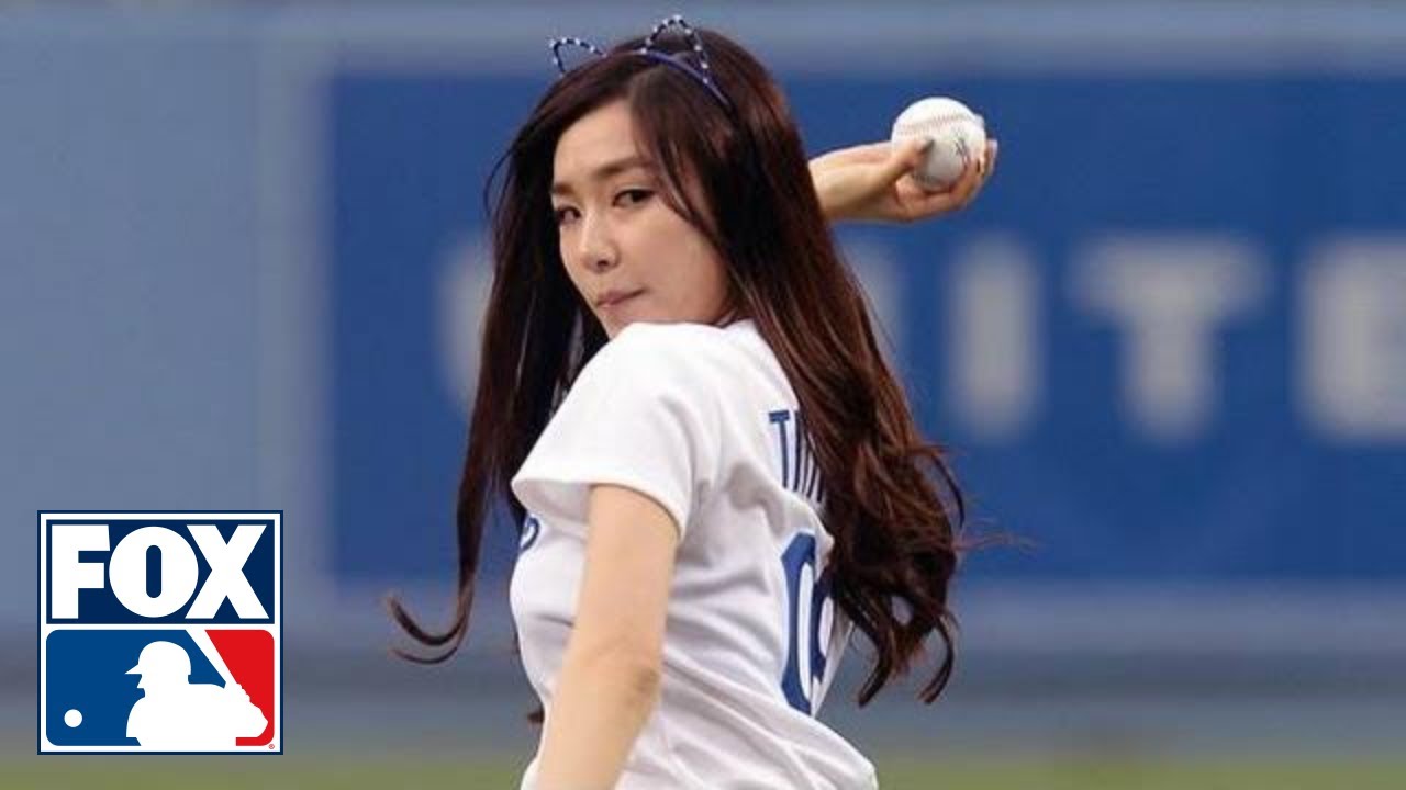 Tiffany Hwang Throws Worst First Pitch Ever Youtube