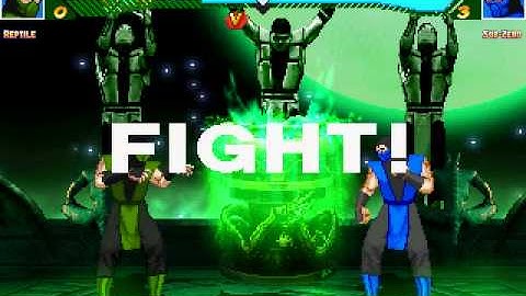 Intense Mugen Battle- Reptile vs. Subzero