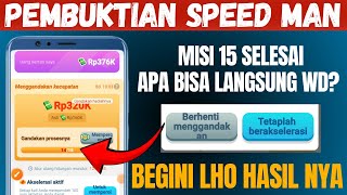 SELESAI MISI 15❗GAME SPEED MAN APAKAH MEMBAYAR? APLIKASI APK GAME PENGHASIL UANG TERBARU 2025 screenshot 4