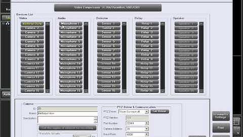 How To Set Up Device Names and Configure PTZ Cameras within a ViconNet System