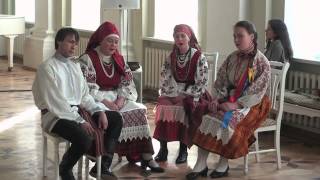 #ETHNOgnesin Забелели снежки по вбитой дорожке_ лирическая \\ этномузыкологи РАМ имени Гнесиных