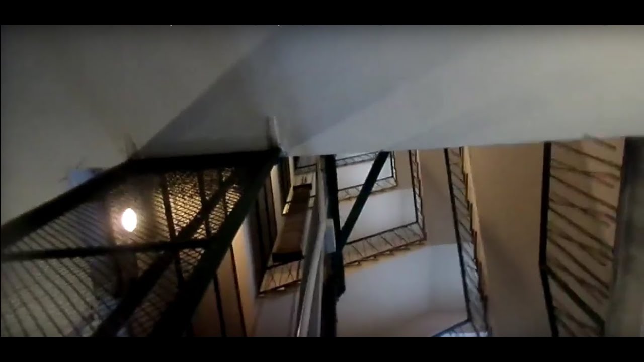 AMAZING! Rare 1950s Bassetti (M. 2012 Mosanghini) Caged T. Elevator@Via Marino 13, Naples, Italy