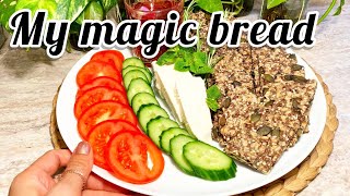 ‏Nutritious crunchy bread with 6 seeds| Crispy protein cracker