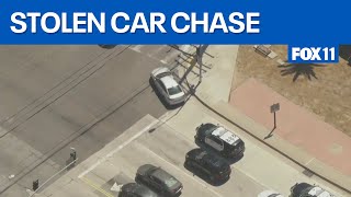 Chase suspect evades cops  | FOX 11 LA