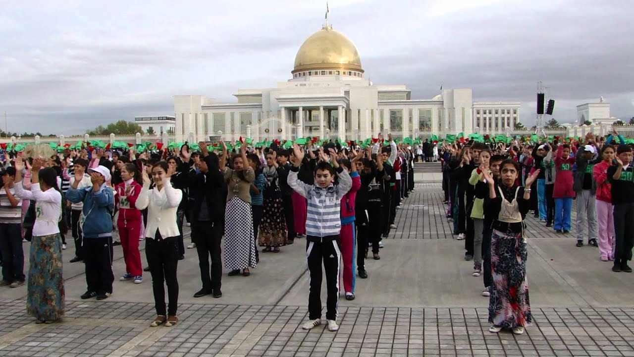 Independence Day Parade Practice, Ashgabat, Turkmenistan 