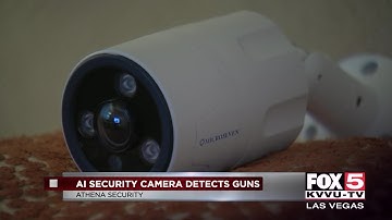 AI security camera detects guns