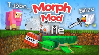 Annoying Minecraft Youtubers with Morph Mod!